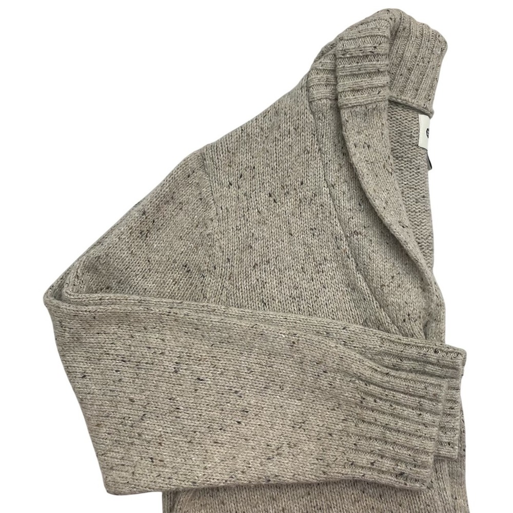 Haggar Wool Blend Shawl Collar Cardigan Vest Mens XL Tan Button Sweater - Picture 5 of 9